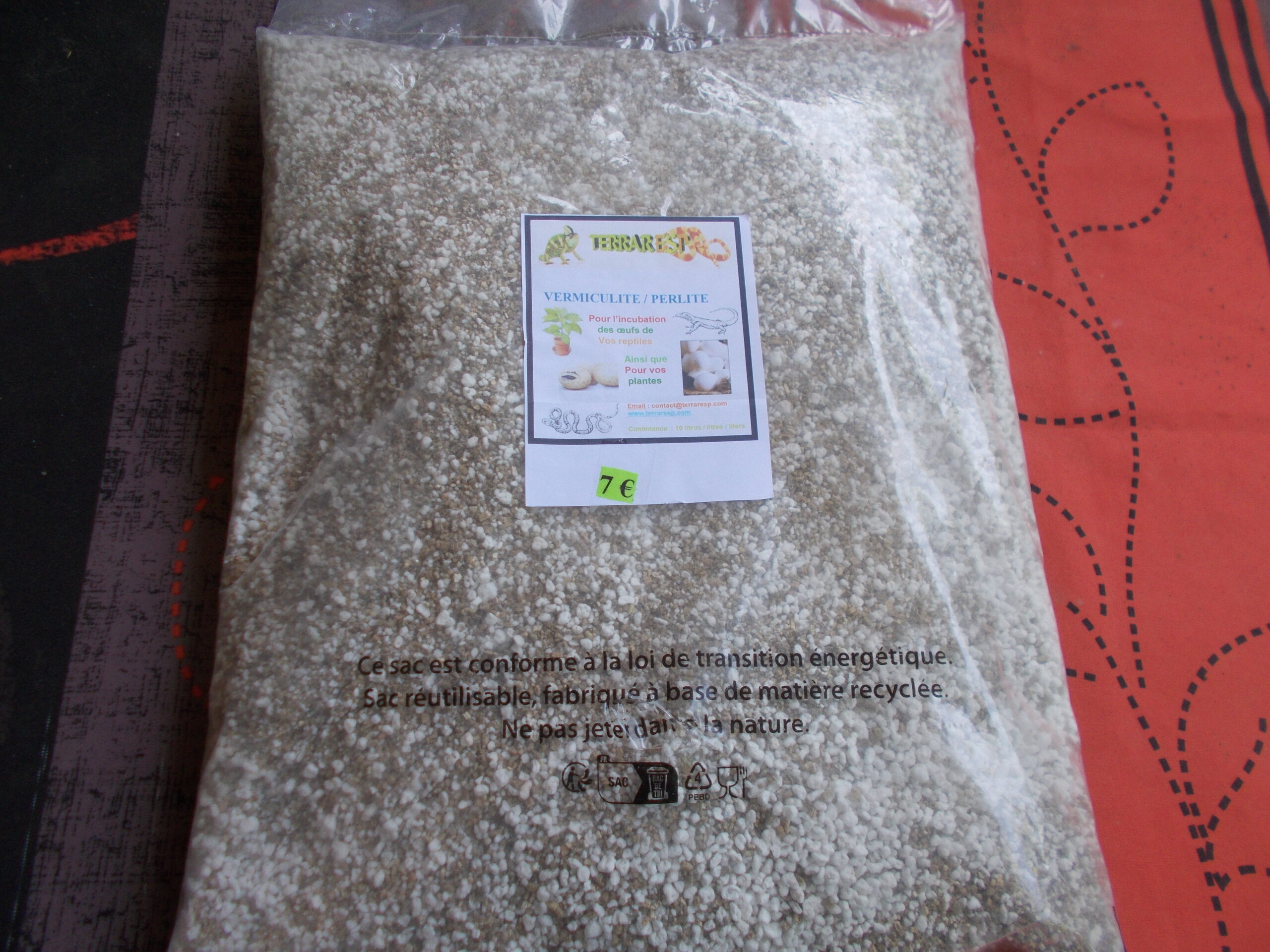 Vermiculite / Perlite sac 10 litres
