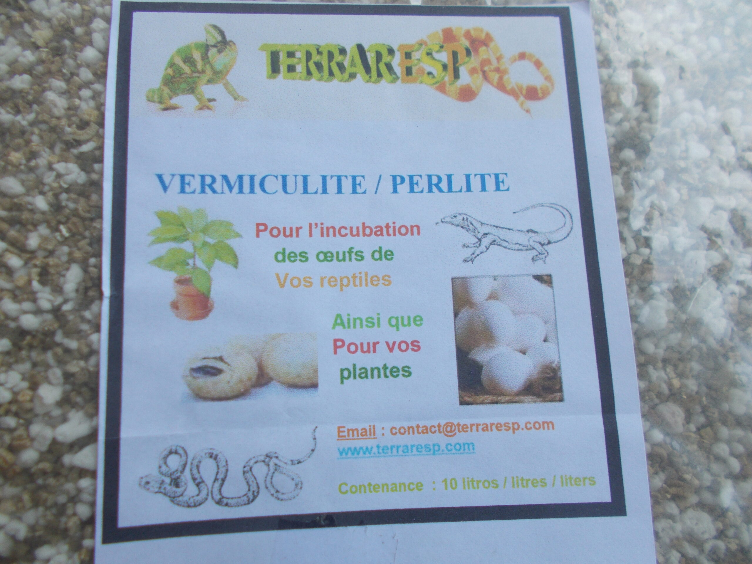Vermiculite / Perlite sac 10 litres – Image 2