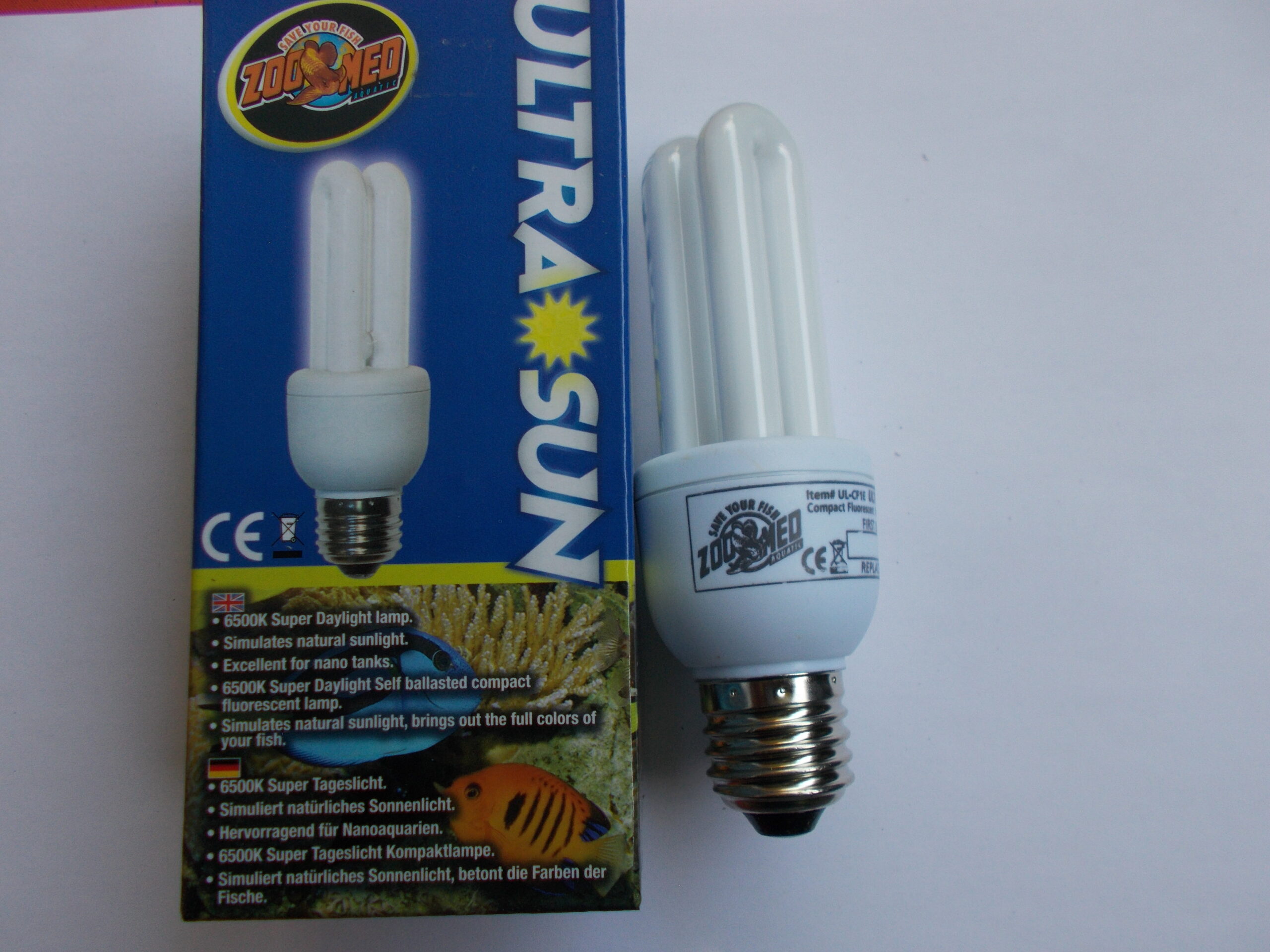 Lampe ULTRA SUN 10 Watts ZOO MED 6500K