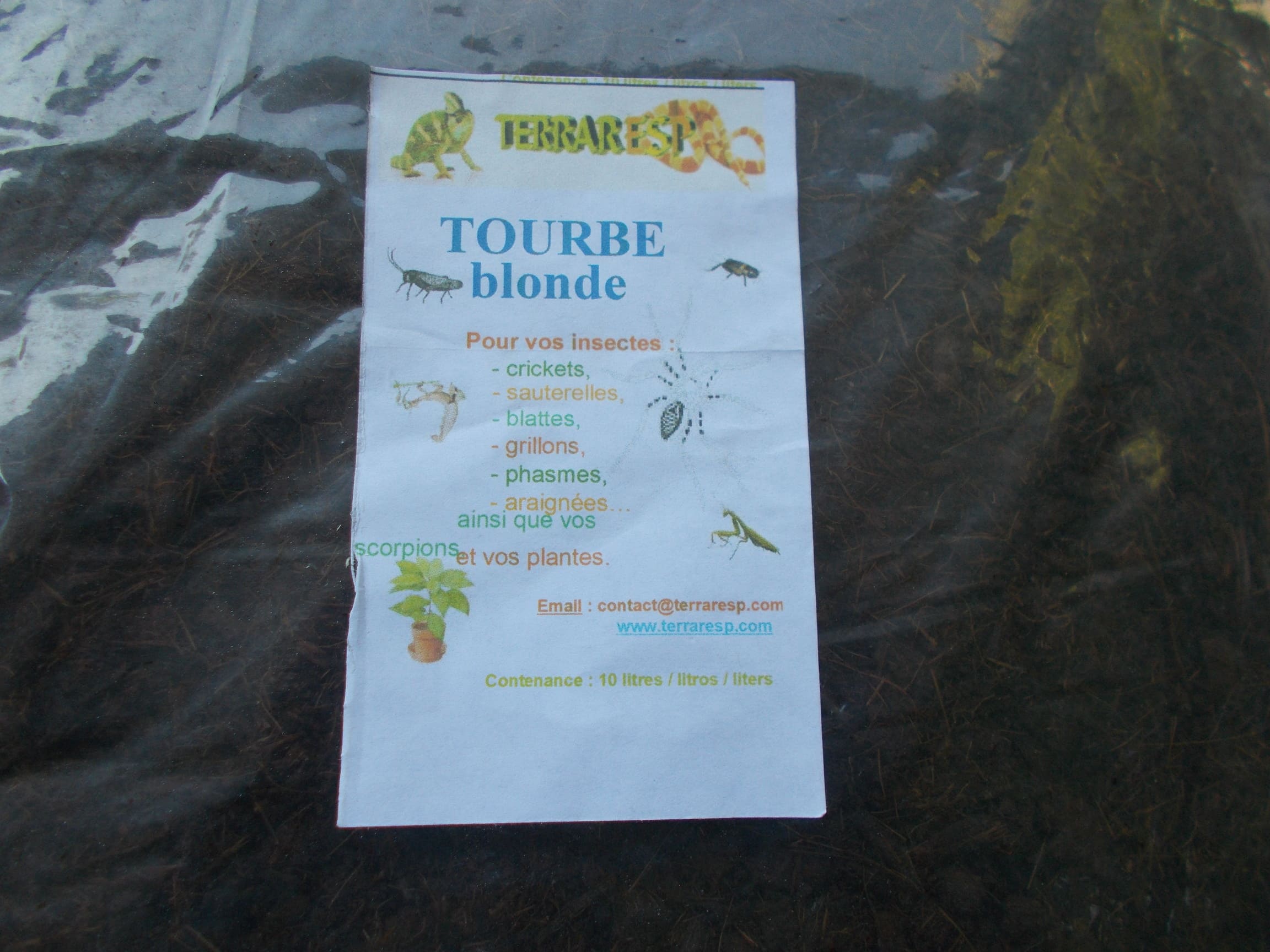 Tourbe blonde 10 litres 1